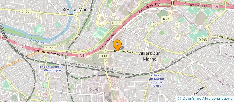 localisation de l'entreprise LISNICK AUTOMOTIVE GROUPE  VILLIERS-SUR-MARNE