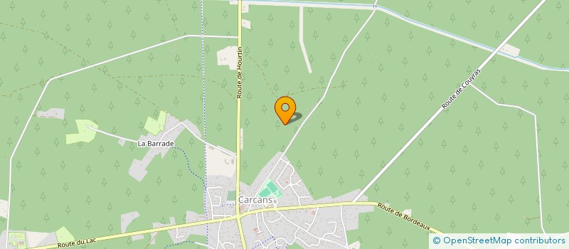 localisation de l'entreprise LISO  CARCANS