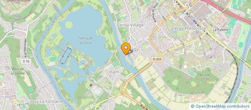 localisation de l'entreprise LISO IMMOBILIER  CERGY