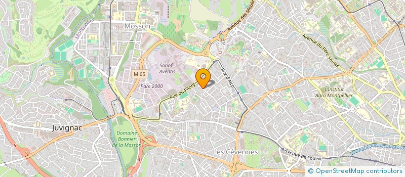 localisation de l'entreprise LISODE à MONTPELLIER