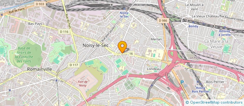 localisation de l'entreprise LISOIL FRANCE à NOISY-LE-SEC