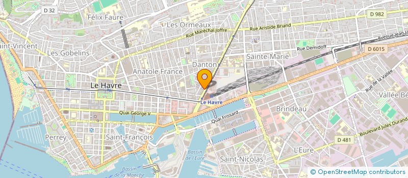 localisation de l'entreprise LISON à LE HAVRE