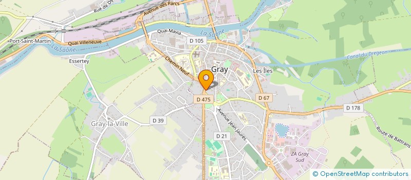 localisation de l'entreprise LISON  BOUHANS-ET-FEURG