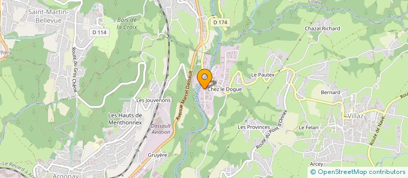 localisation de l'entreprise LISONADE MC2  VILLAZ