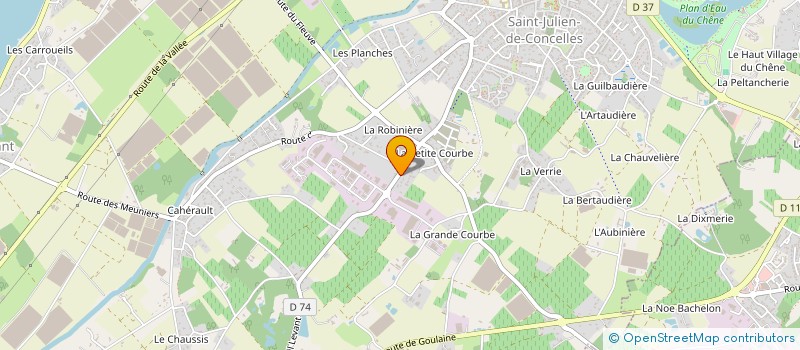 localisation de l'entreprise LISONAFOG  SAINT-JULIEN-DE-CONCELLES