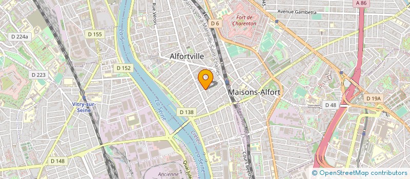 localisation de l'entreprise LISOSOL à ALFORTVILLE