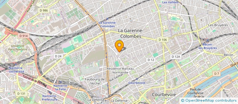 localisation de l'entreprise LISPENARD à LA GARENNE-COLOMBES