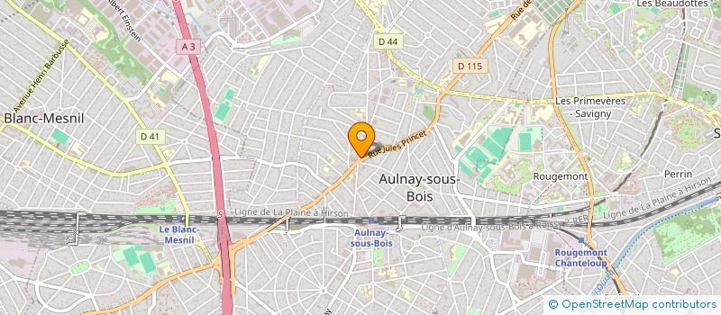 localisation de l'entreprise LISS INDUSTRIE PARIS à AULNAY-SOUS-BOIS