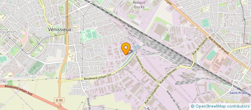 localisation de l'entreprise LISS SERVICE CALORIES  VENISSIEUX