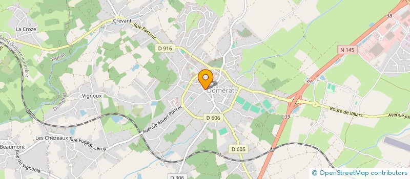 localisation de l'entreprise LISS'TIFS à DOMERAT