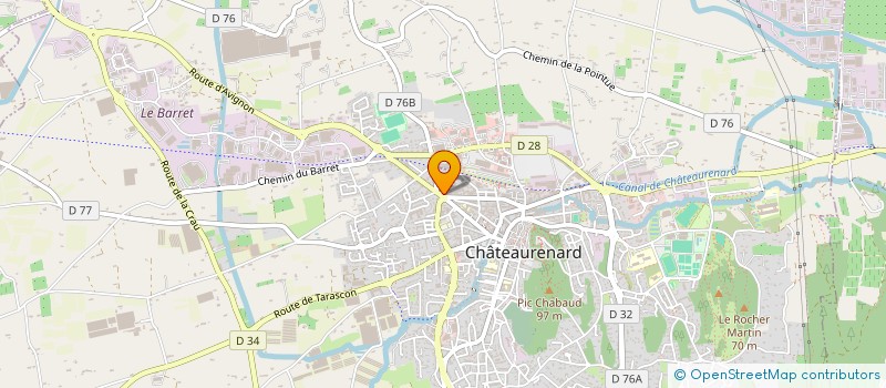 localisation de l'entreprise LISSA B.T.P.  CHATEAURENARD