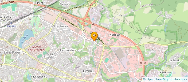 localisation de l'entreprise LISSADEN DEUX à VANNES