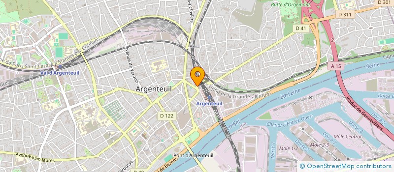 localisation de l'entreprise LISSAGE PARIS  ARGENTEUIL