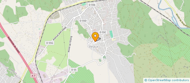 localisation de l'entreprise LISSANDRE à VELAUX