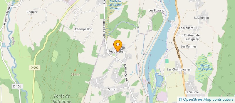 localisation de l'entreprise LISSBANE  BRENS