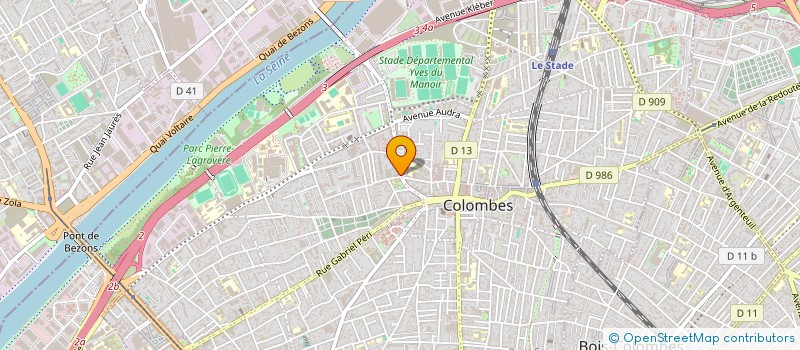 localisation de l'entreprise LISSEN INSTITUTE à COLOMBES