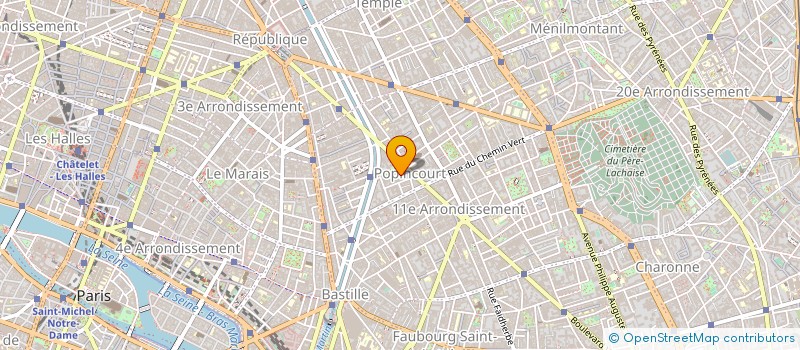 localisation de l'entreprise LISSIP à PARIS
