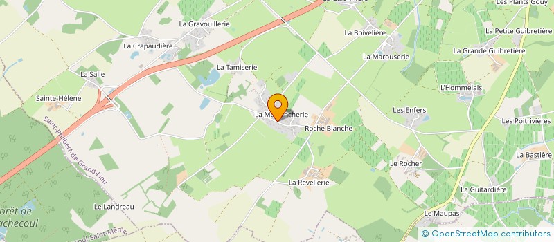 localisation de l'entreprise LISSUON  SAINT-PHILBERT-DE-GRAND-LIEU