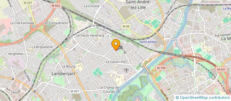 localisation de l'entreprise LISSY à LAMBERSART