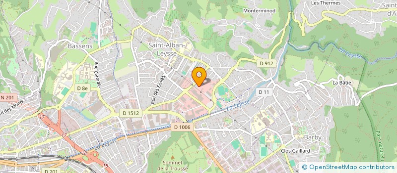 localisation de l'entreprise LISTALO  SONNAZ