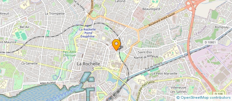 localisation de l'entreprise LISTE BDE ASTRAL  LA ROCHELLE