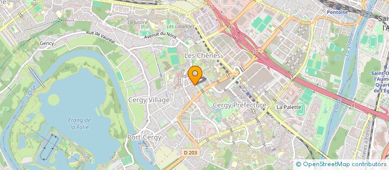 localisation de l'entreprise LISTE BDE HERBI  CERGY