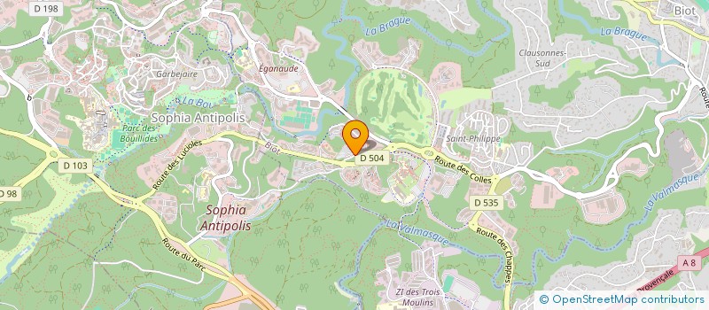 localisation de l'entreprise LISTE BDEPNS 2024  BIOT