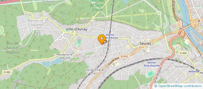 localisation de l'entreprise LISTE BDS 2025 2026 à VILLE-D'AVRAY