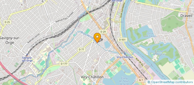 localisation de l'entreprise LISTE INDEPENDANTE DES PARENTS D'ELEVES DES ECOLES ET COLLEGES DE VIRY CHATILLON à VIRY-CHATILLON