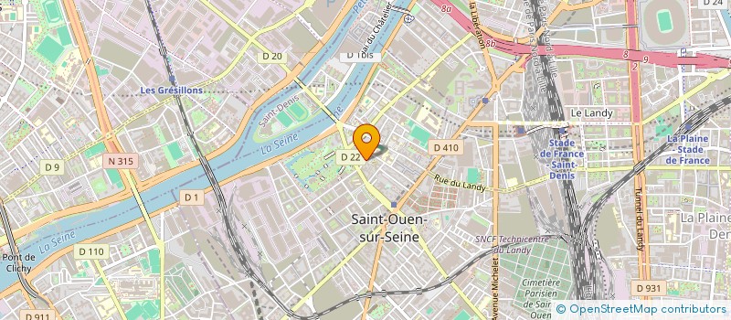 localisation de l'entreprise LISTE ISMEP 2017 à SAINT-OUEN-SUR-SEINE