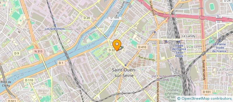 localisation de l'entreprise LISTE ISMEP 2020 à SAINT-OUEN-SUR-SEINE
