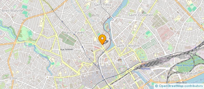 localisation de l'entreprise LISTE MALAB'ART BDA à NANTES