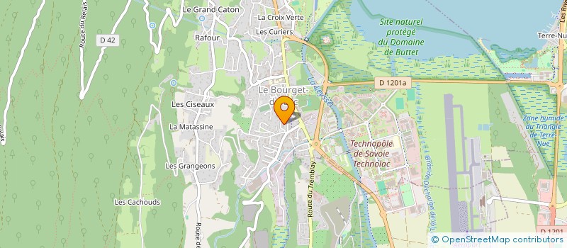 localisation de l'entreprise LISTECE  LE BOURGET-DU-LAC