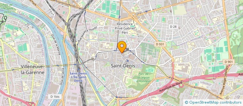 localisation de l'entreprise LISTENBACK  SAINT-DENIS