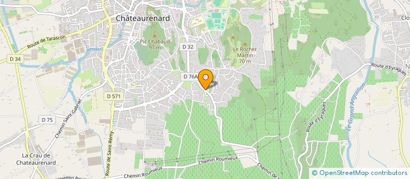 localisation de l'entreprise LISTEPH à CHATEAURENARD
