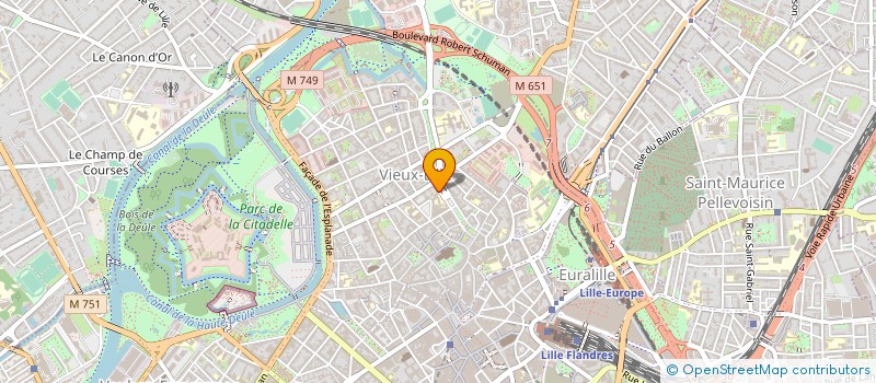 localisation de l'entreprise LISTES ET PLAISIRS à LILLE