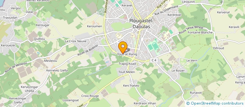 localisation de l'entreprise LISTO PAPITO à PLOUGASTEL-DAOULAS