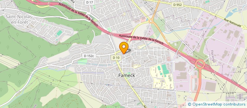 localisation de l'entreprise LISTY CONSULTING  FAMECK