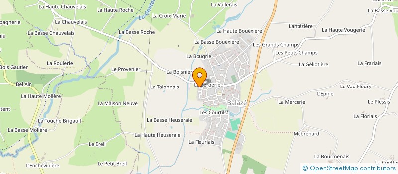 localisation de l'entreprise LIT BURGER  BALAZE