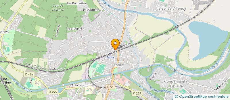 localisation de l'entreprise LITABAT à ESBLY