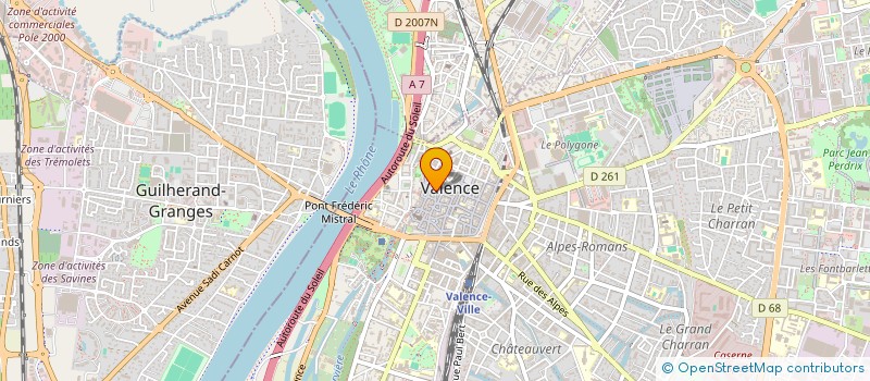 localisation de l'entreprise LITANA à VALENCE