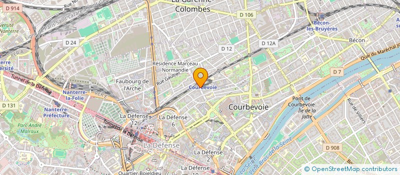 localisation de l'entreprise LITCHI à COURBEVOIE