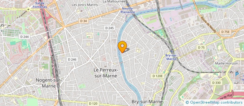 localisation de l'entreprise LITE ME UP PRODUCTION  BRY-SUR-MARNE