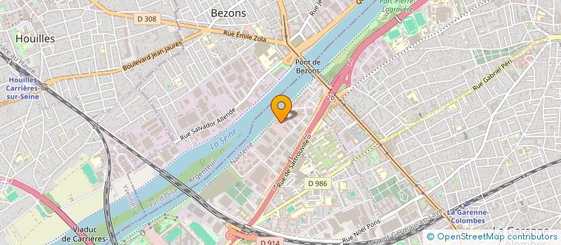 localisation de l'entreprise LITED  NANTERRE