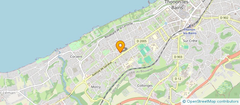 localisation de l'entreprise LITEKAMA à THONON-LES-BAINS