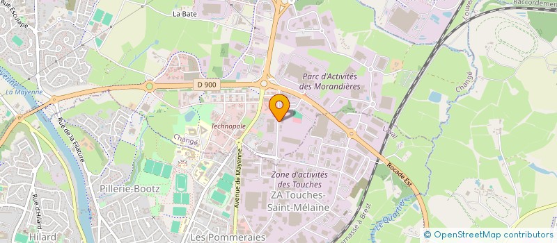 localisation de l'entreprise LITEP à CHANGE