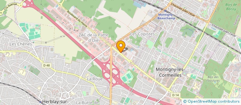 localisation de l'entreprise LITERIE 95 à MELUN