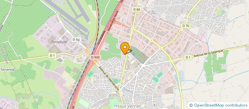 localisation de l'entreprise LITERIE AMEUBLEMENT ANTHONY  PERPIGNAN