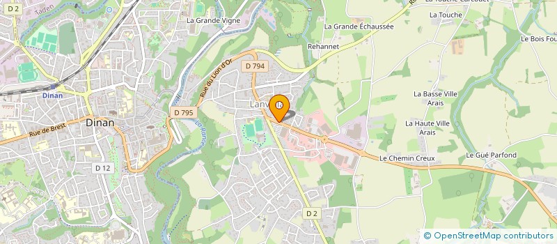 localisation de l'entreprise LITERIE COTISSOISE à LANVALLAY
