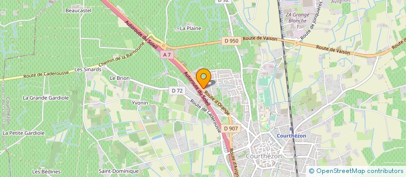 localisation de l'entreprise LITERIE DU COMTAT à ORANGE